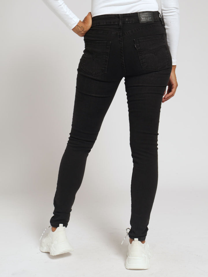 721 High Rise Skinny ZA Denim Jean - Black