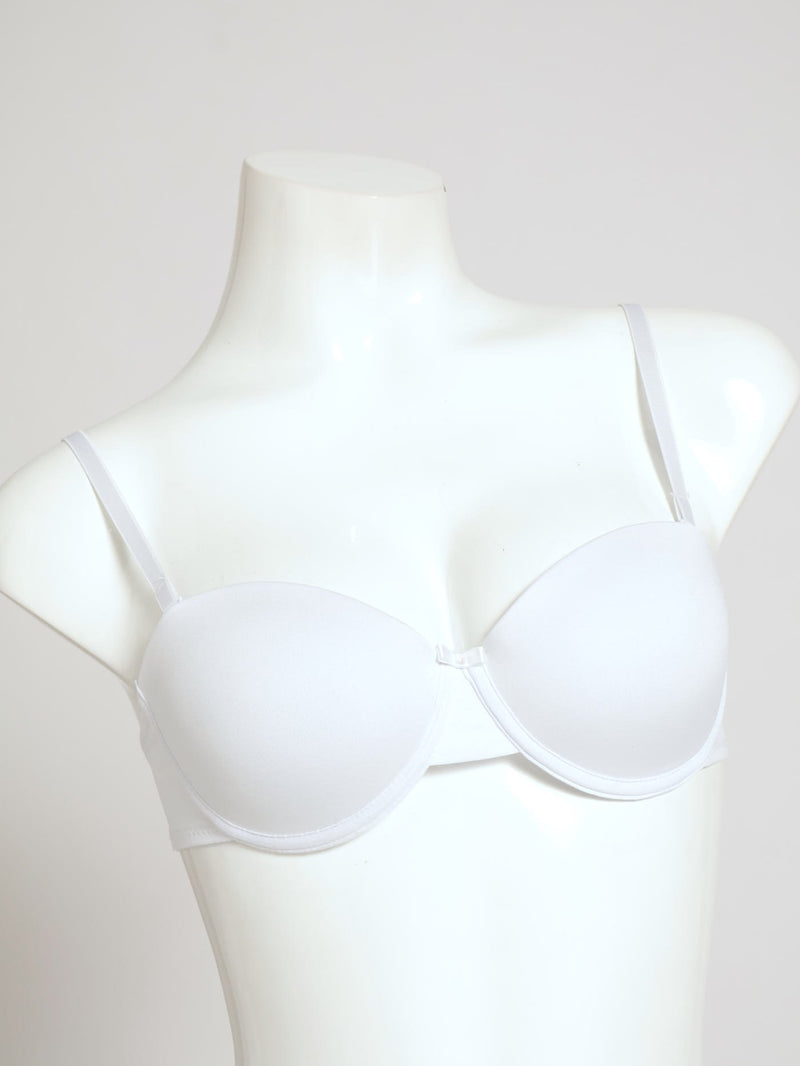 2 Pack Multiway Bra - White/Beige