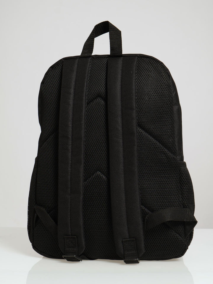 Pocket Print Backpack - Black