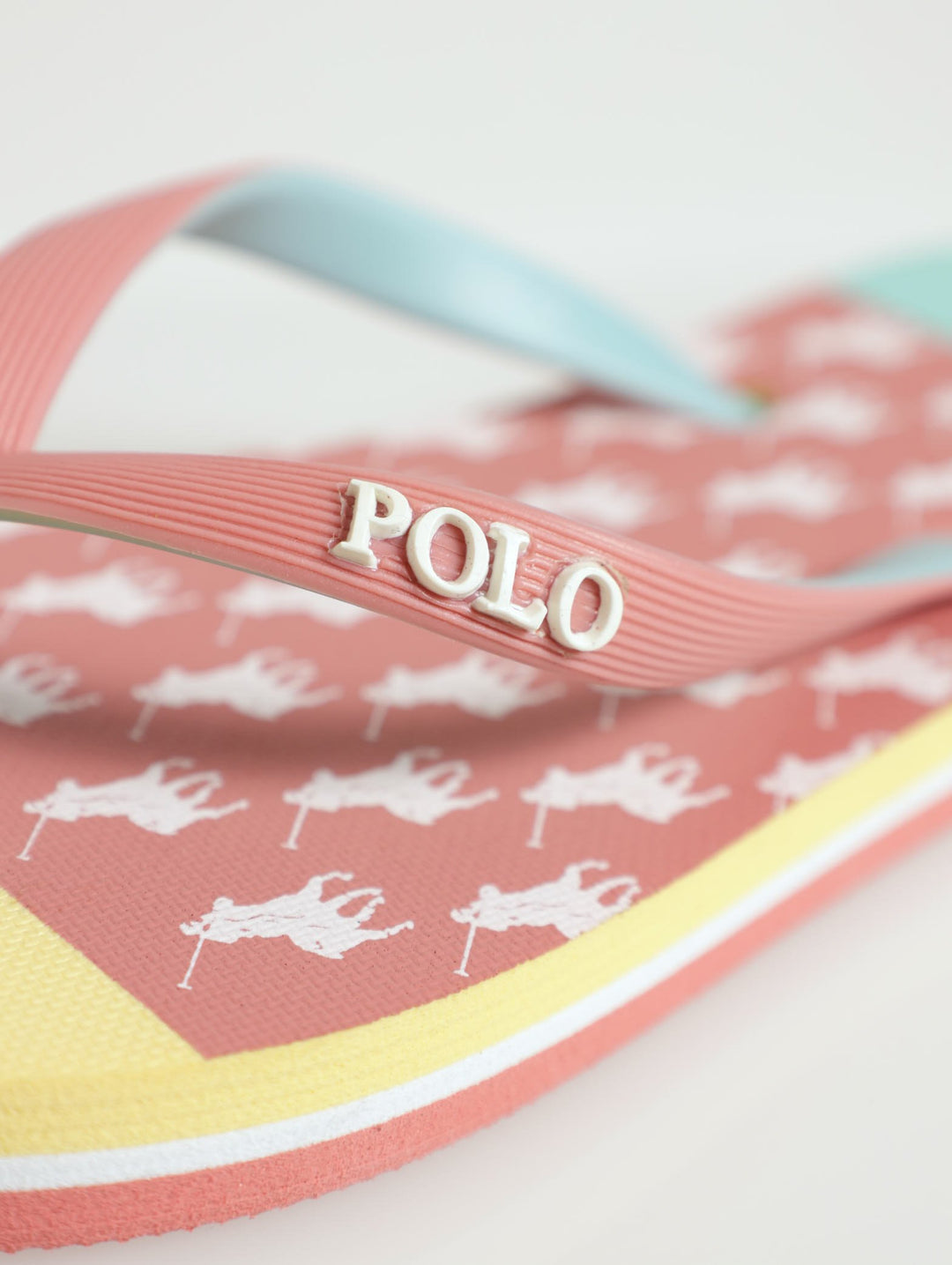 Girls Floral Flip Flops - Pink