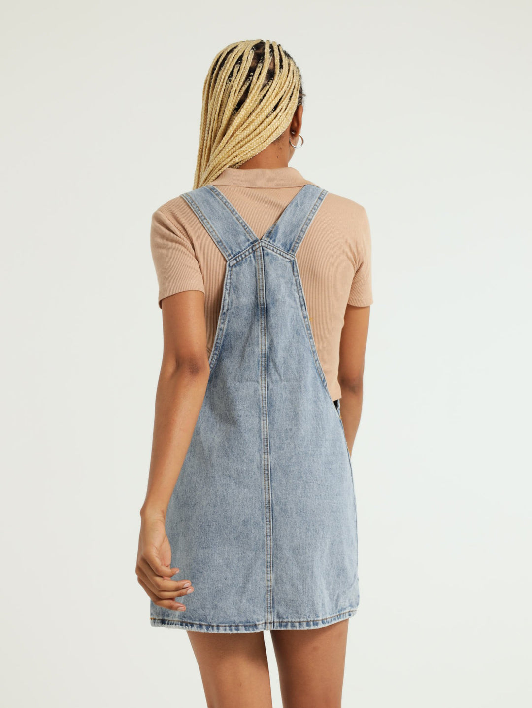 Denim Pini Dress - Blue