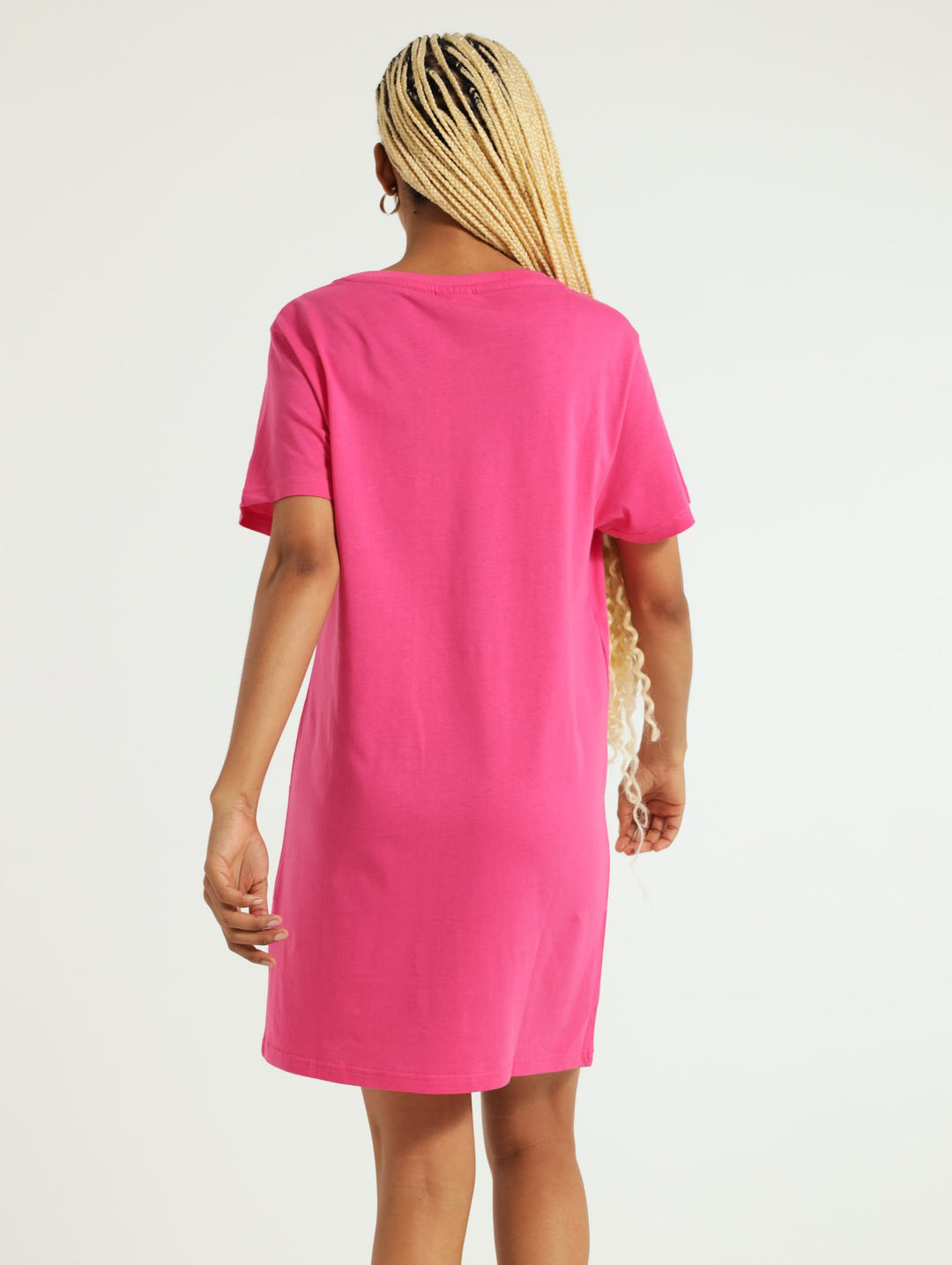 Bradie T-Shirt Dress - Pink