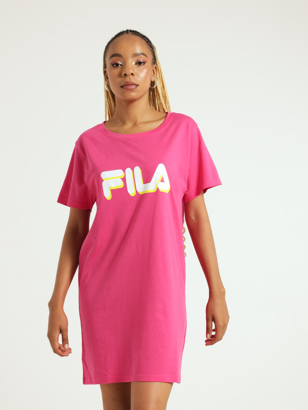 Bradie T-Shirt Dress - Pink