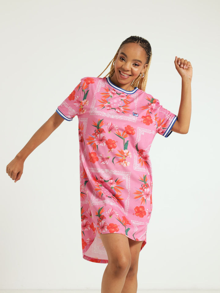 Eden T-Shirt Dress - Pink
