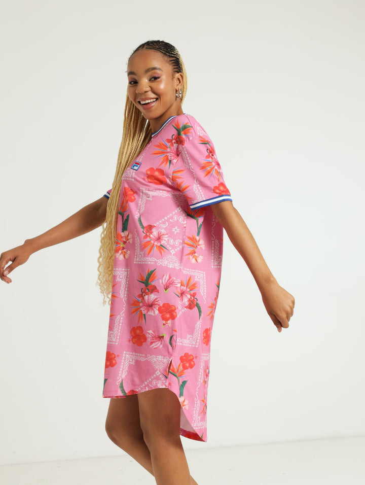 Eden T-Shirt Dress - Pink