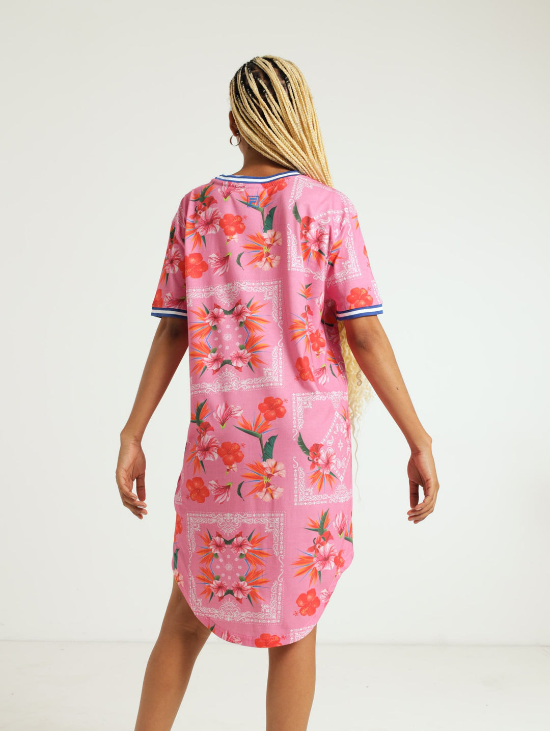 Eden T-Shirt Dress - Pink