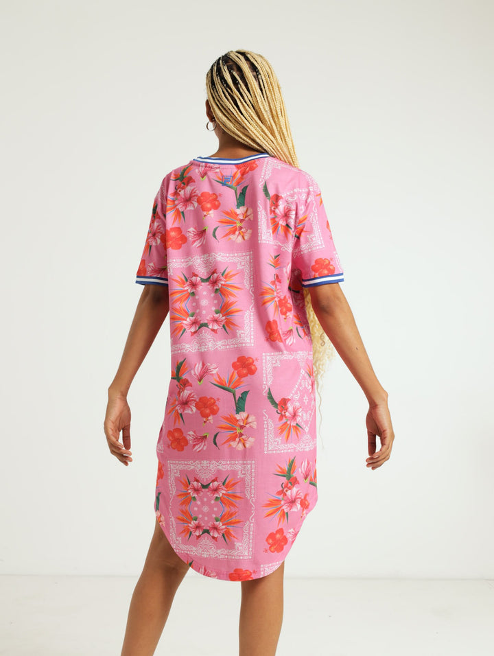 Eden T-Shirt Dress - Pink