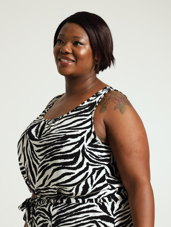 Tank Top - Black/White