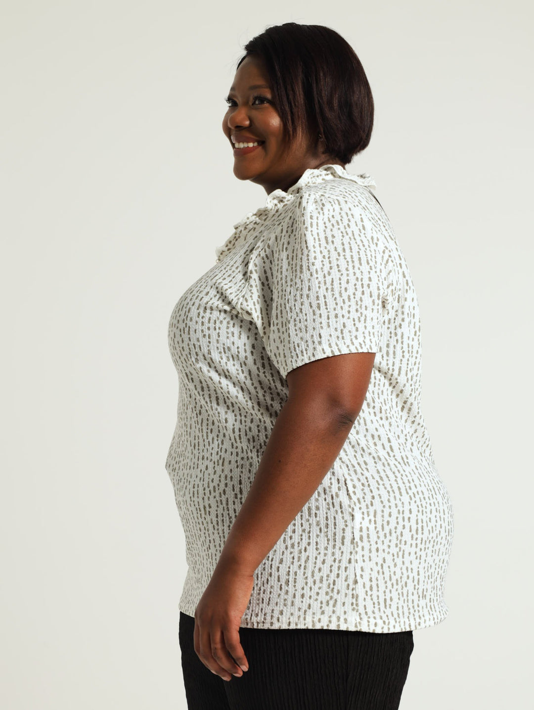 Textured Blouse - White