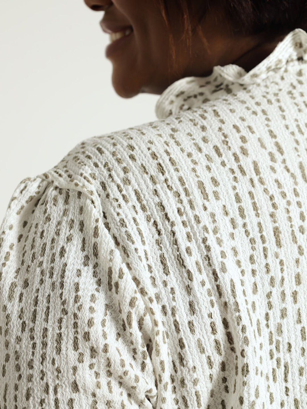 Textured Blouse - White