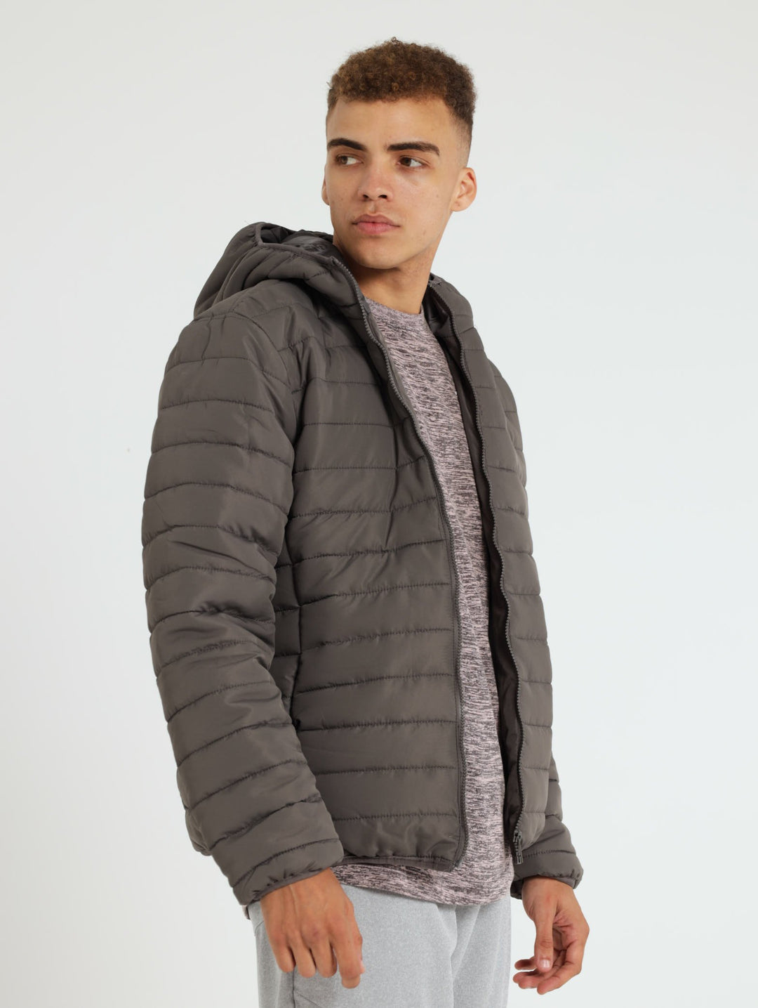Puffer Jacket - Charcoal