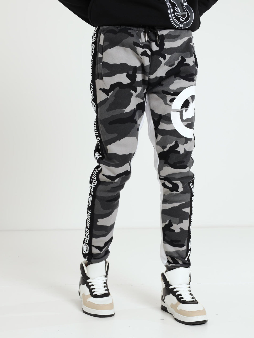 Camo Fleece Pants - Grey