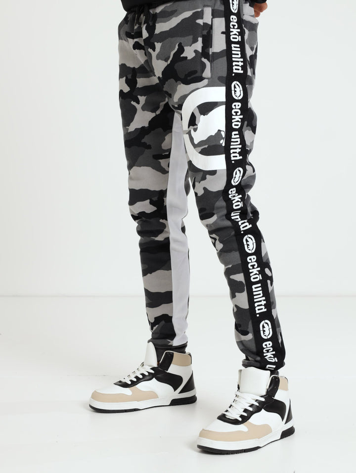Camo Fleece Pants - Grey