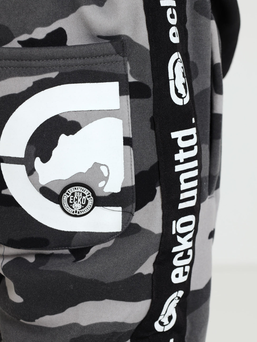 Camo Fleece Pants - Grey