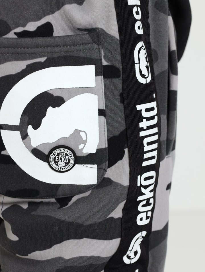 Camo Fleece Pants - Grey