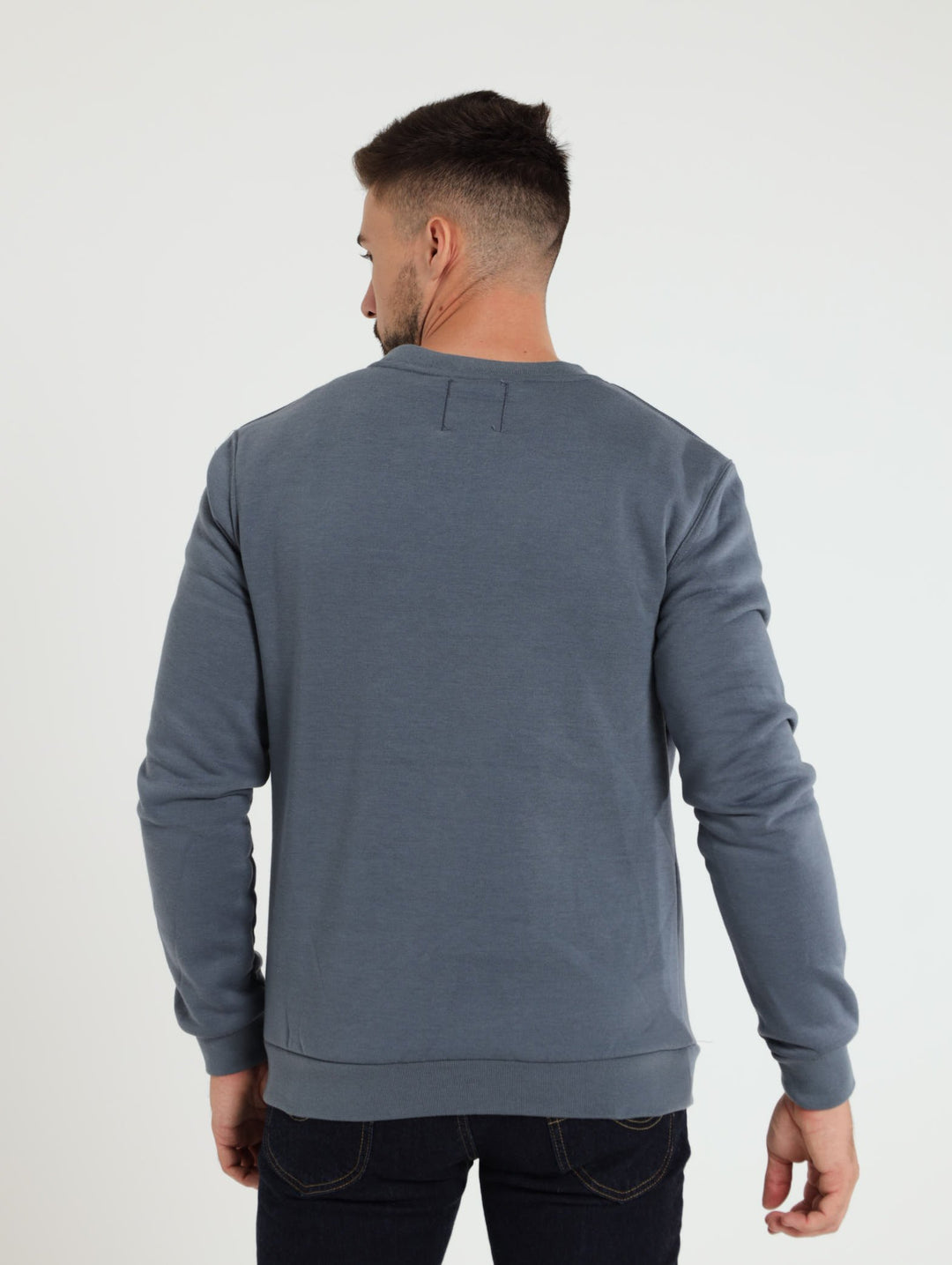 Starks Embroided Sweatshirt - Blue