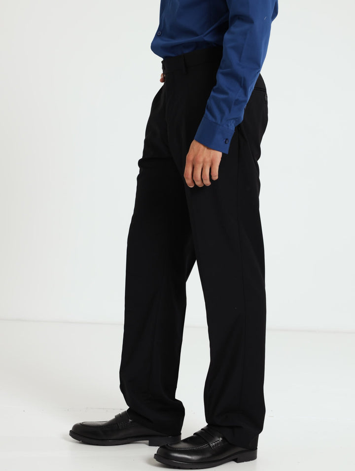 Classic Suit Trousers - Black