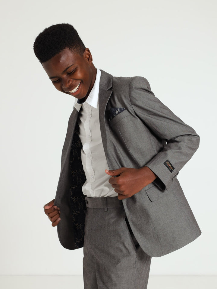 Fashion Suit Jacket - Grey