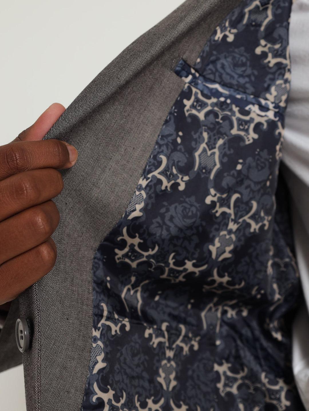 Fashion Suit Jacket - Grey