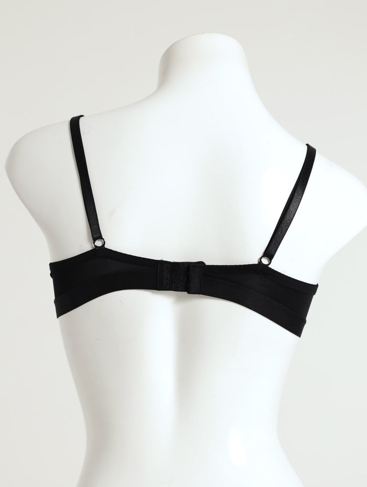 Padded Lace T-Shirt Bra - Black