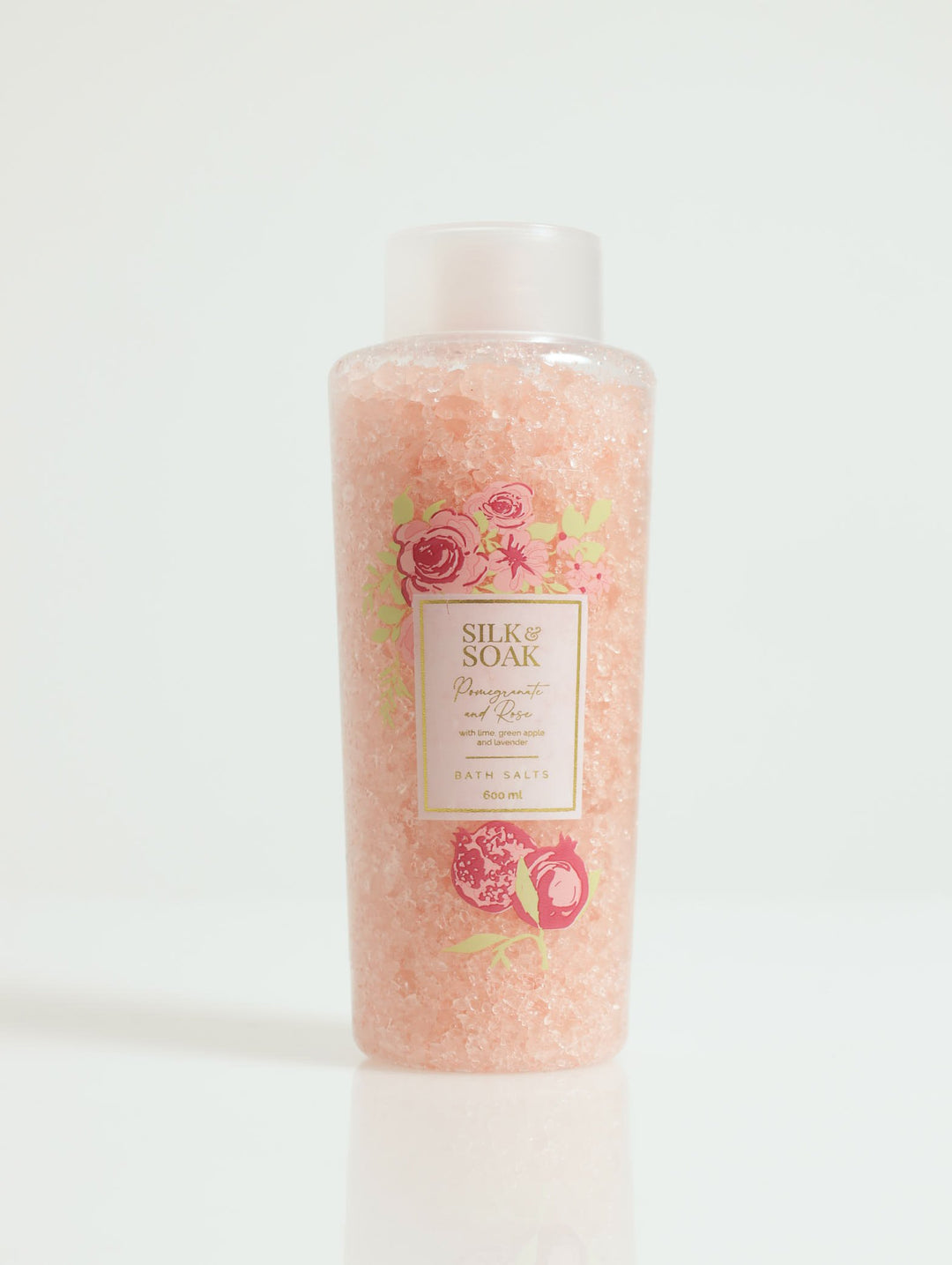 Pomegranate & Rose Bath Salts 600ml