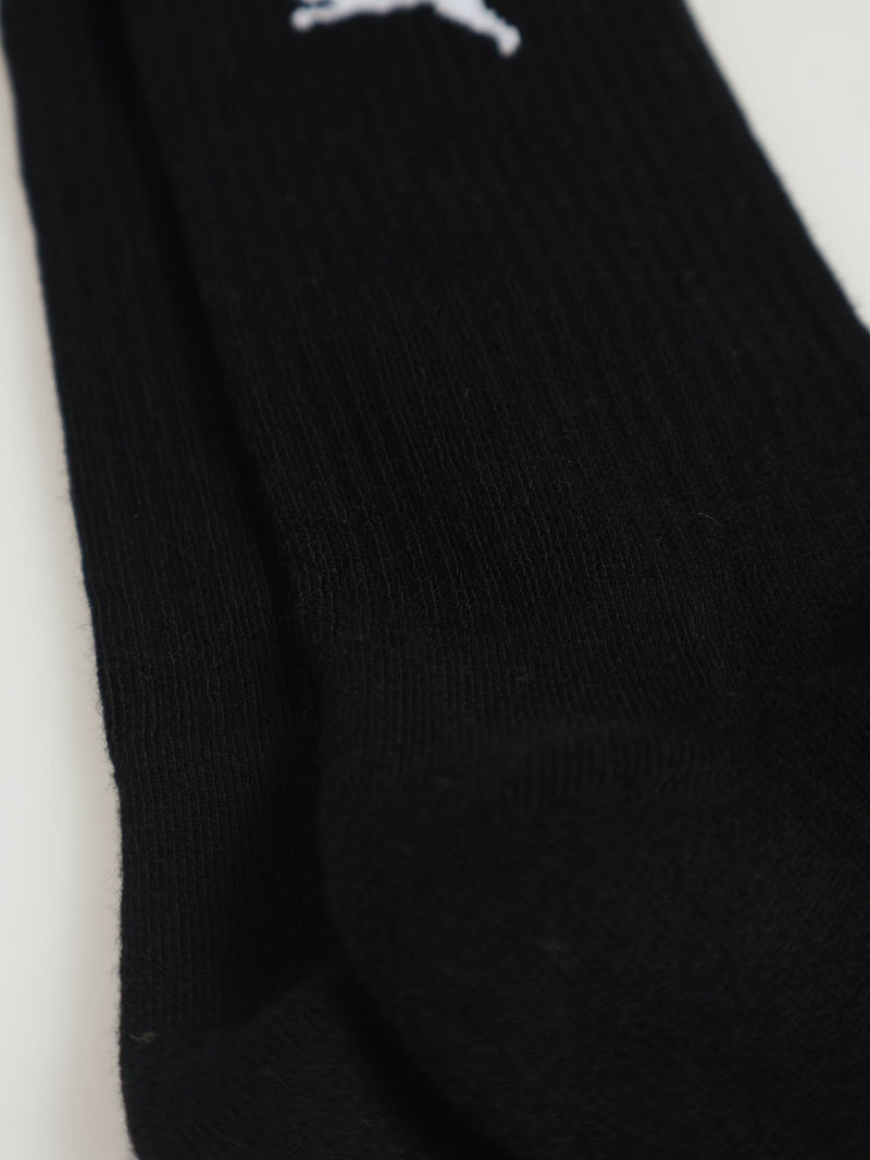 1 Pack Tennis Socks - Black/White