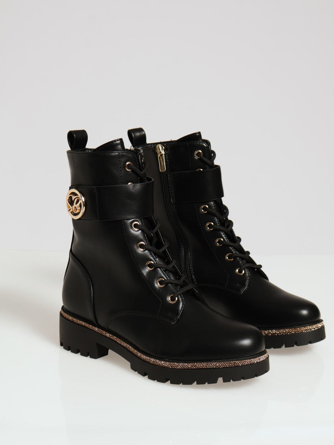 Janie Chunky Boot - Black