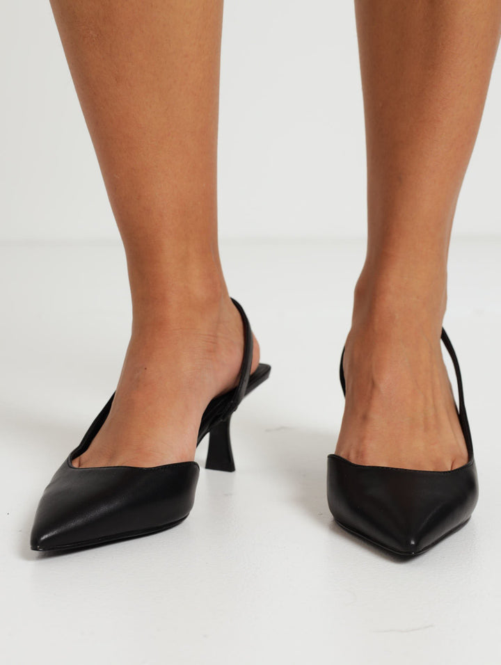 Harmonyy Sling Back Heel - Black