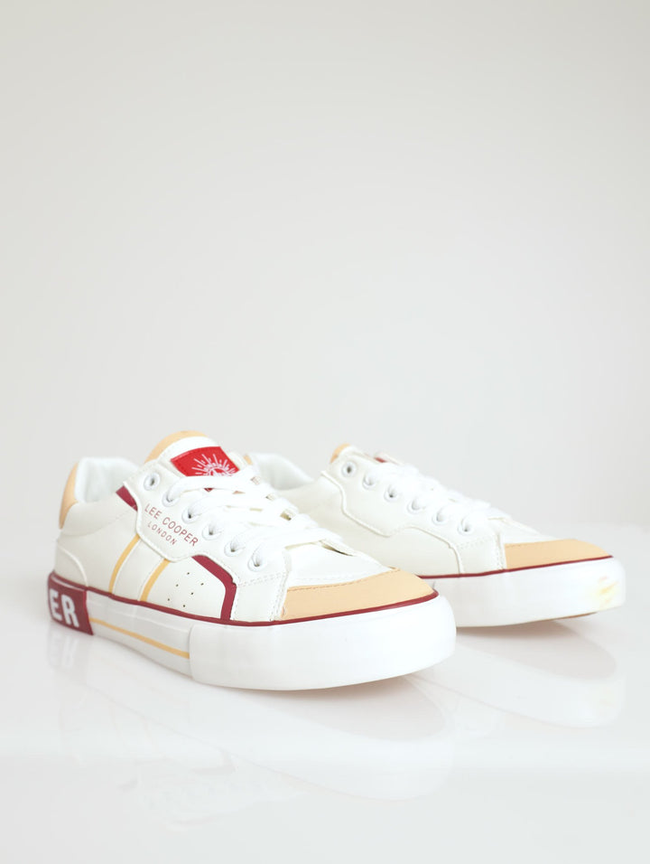 Valentine Low Cut Lace-Up Sneaker - Off White