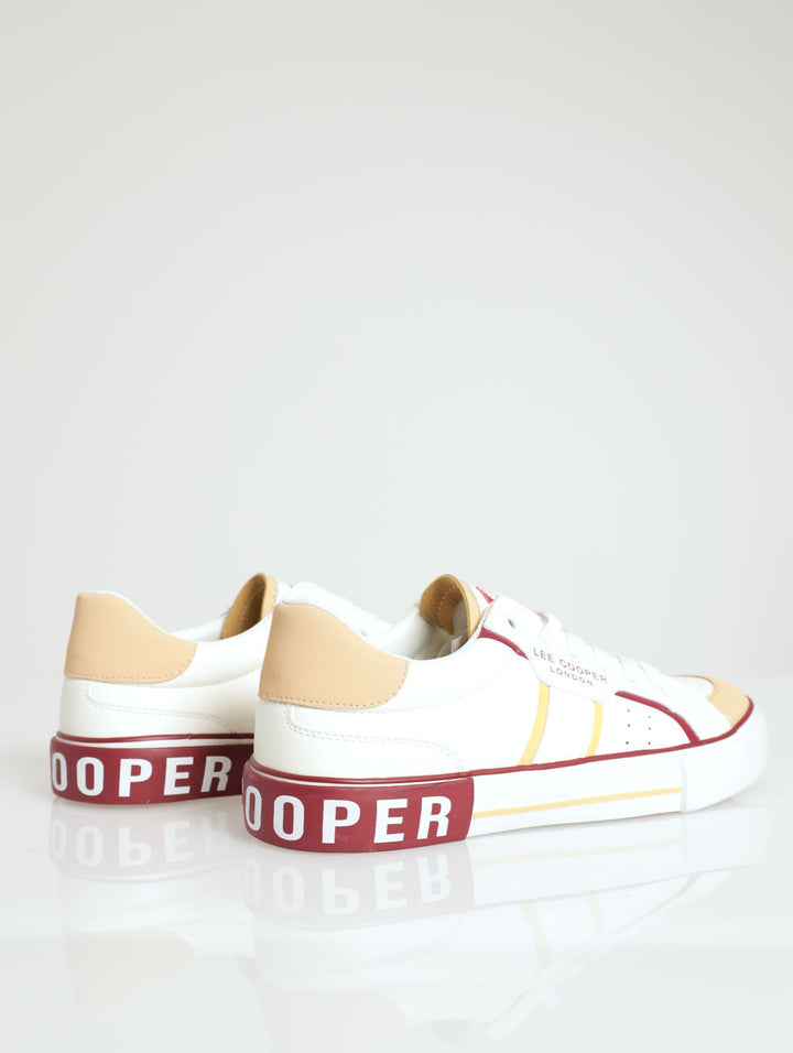 Valentine Low Cut Lace-Up Sneaker - Off White