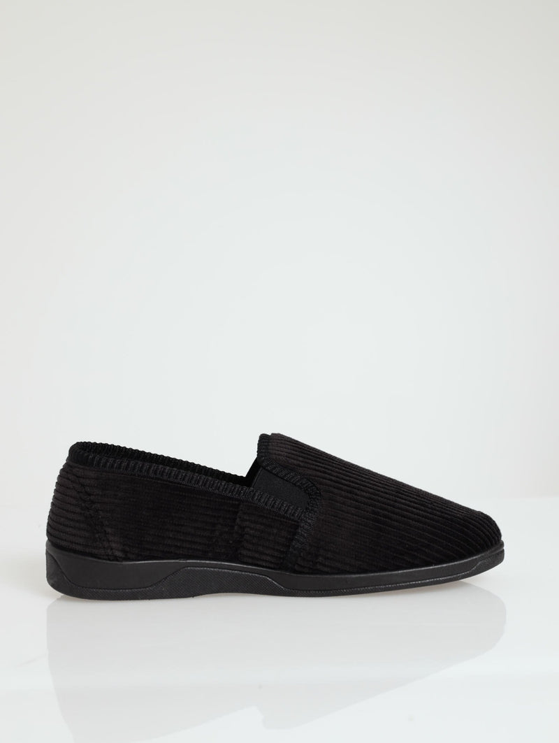 Closed Back Slipper - Black