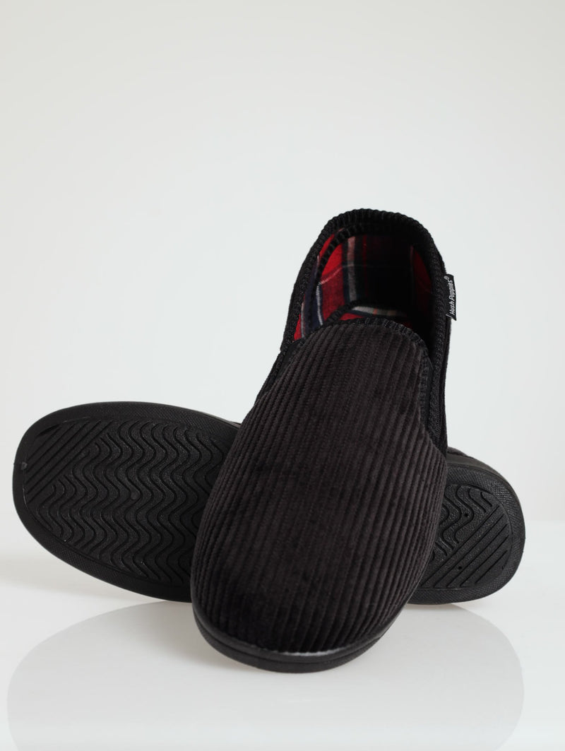Closed Back Slipper - Black