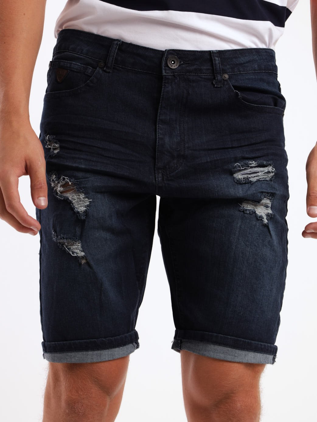 Men's Wilding Front Short - Blue/Black