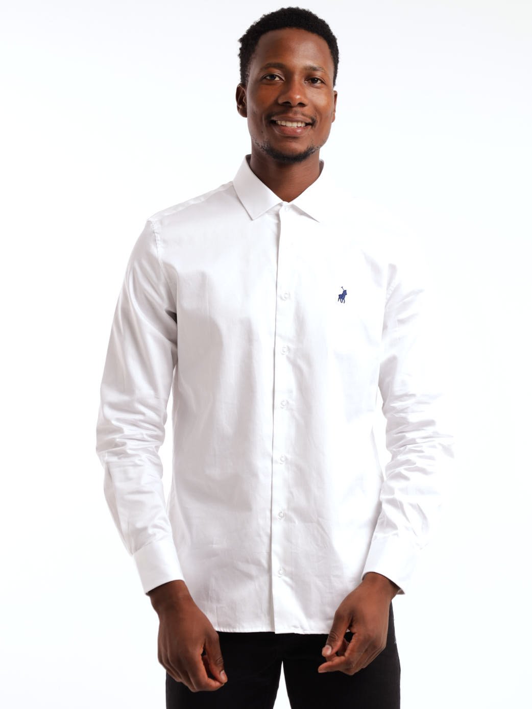 Men's Long Sleeve Shirt - White