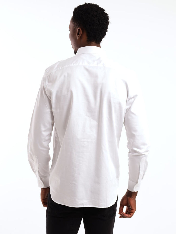 Men's Long Sleeve Shirt - White