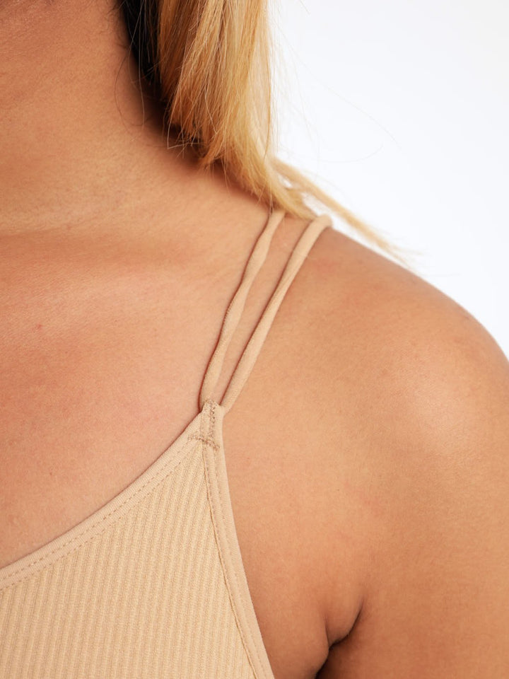 Ladies Seamless Bodysuit - Nude