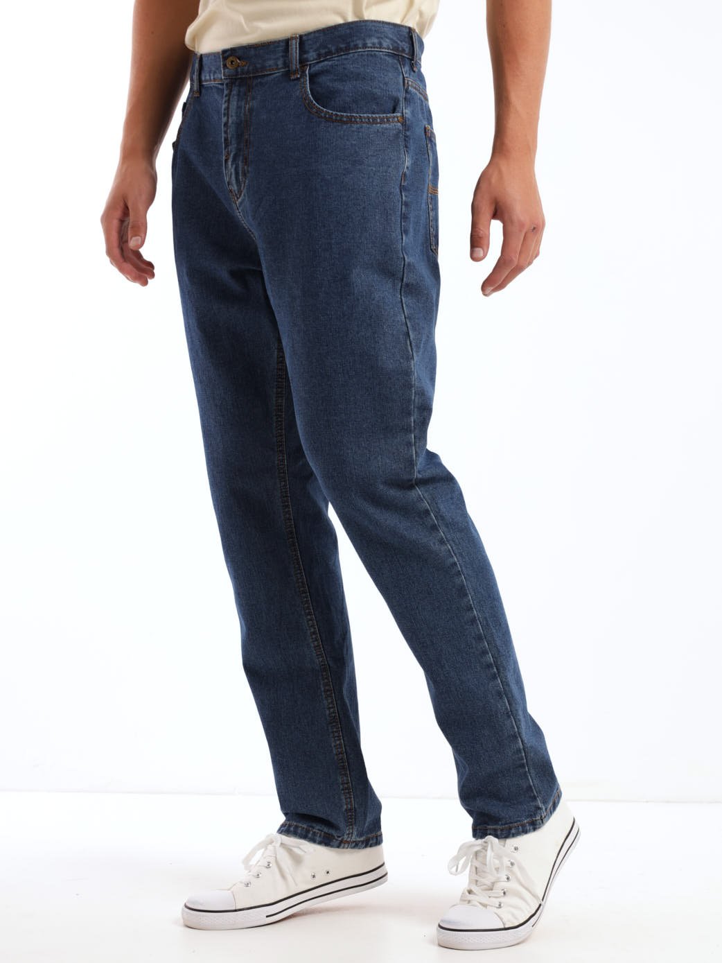 Men's Mid Blue Slim Basic Denim Jean
