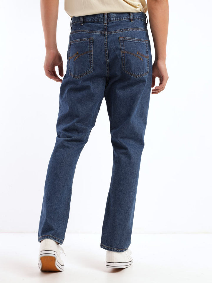 Men's Mid Blue Slim Basic Denim Jean