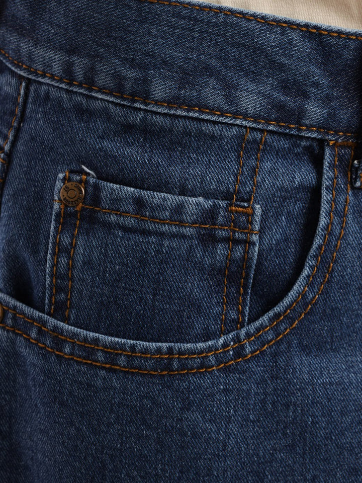 Men's Mid Blue Slim Basic Denim Jean