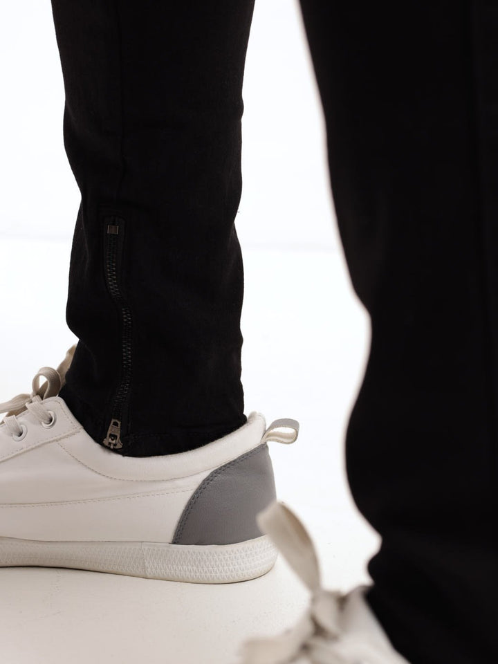 Men's Black Cargo Super Skinny Denim Jean