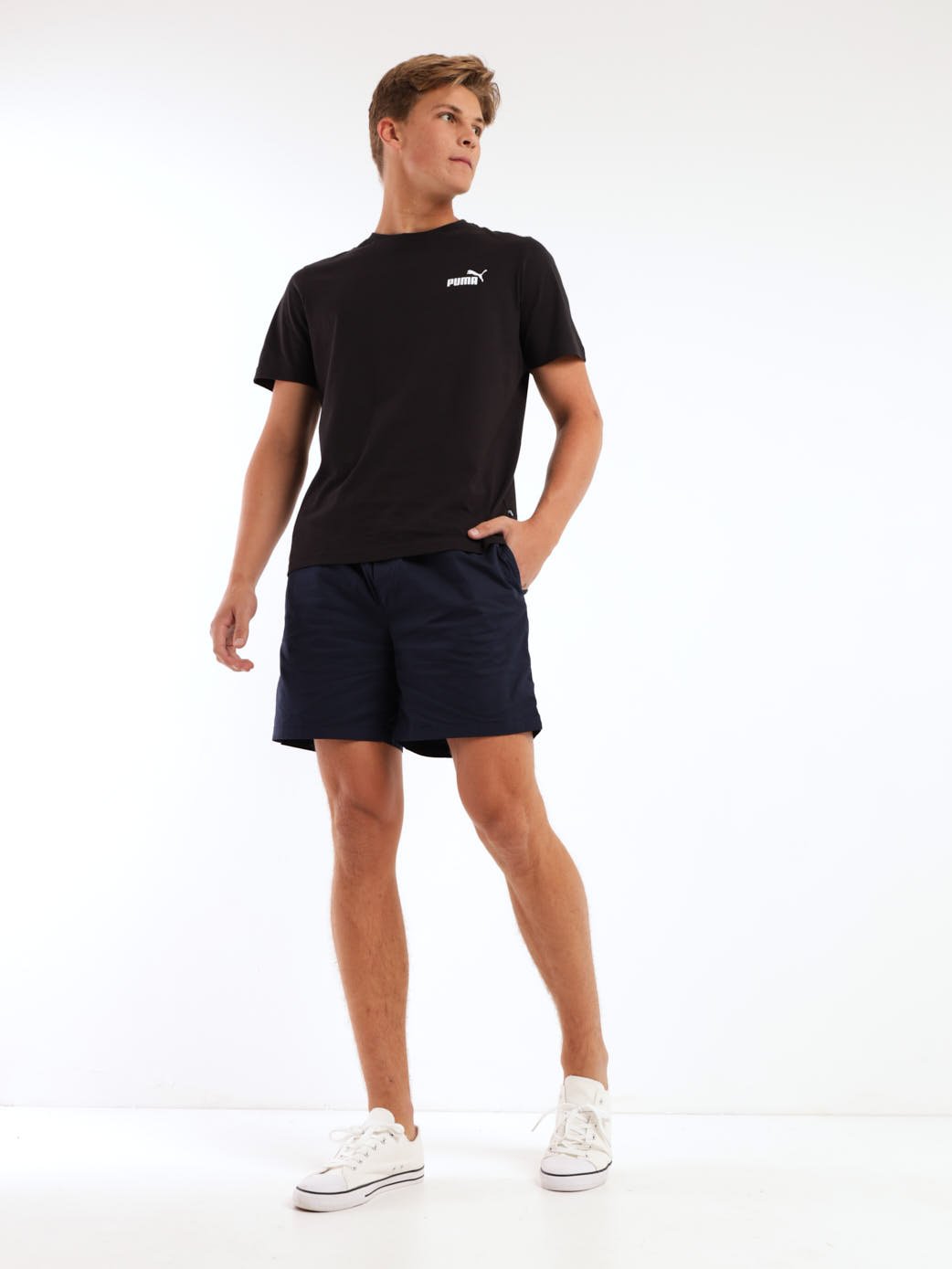 Mens Small Logo Tee - Black