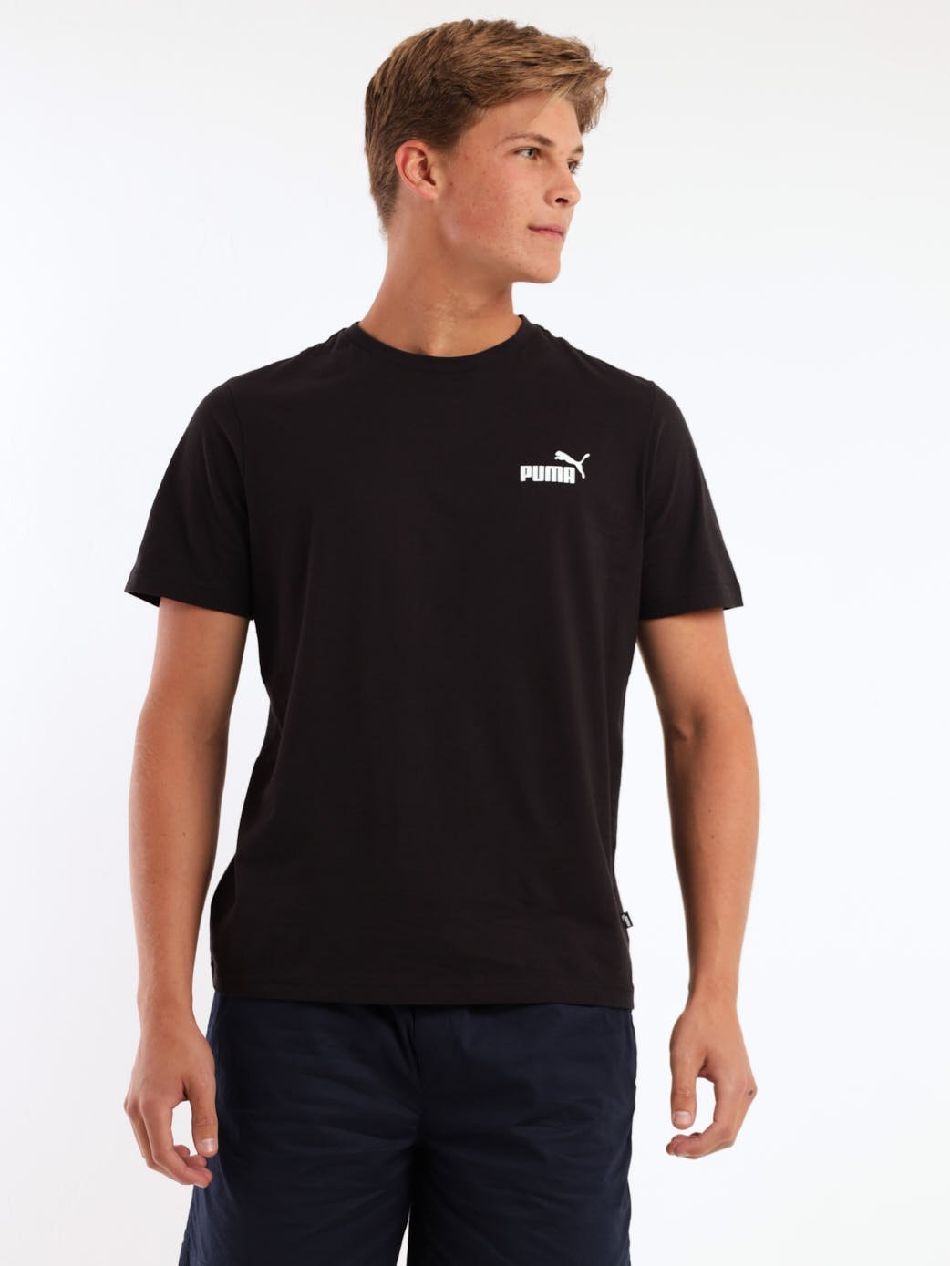 Mens Small Logo Tee - Black