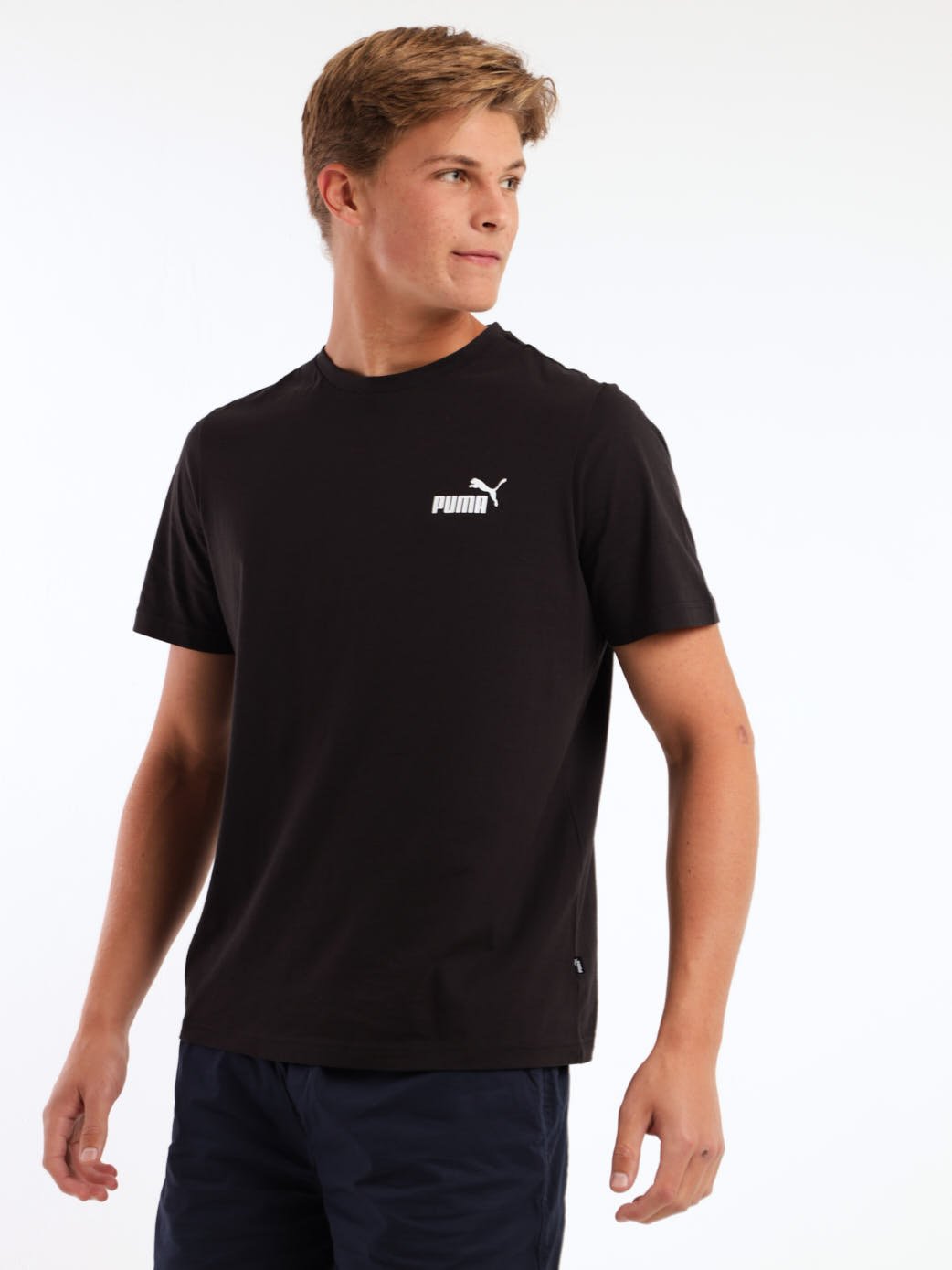 Mens Small Logo Tee - Black