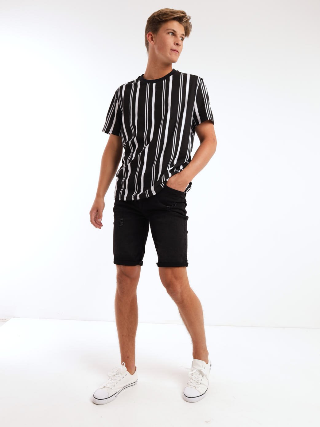 Men's Denim Short - Black