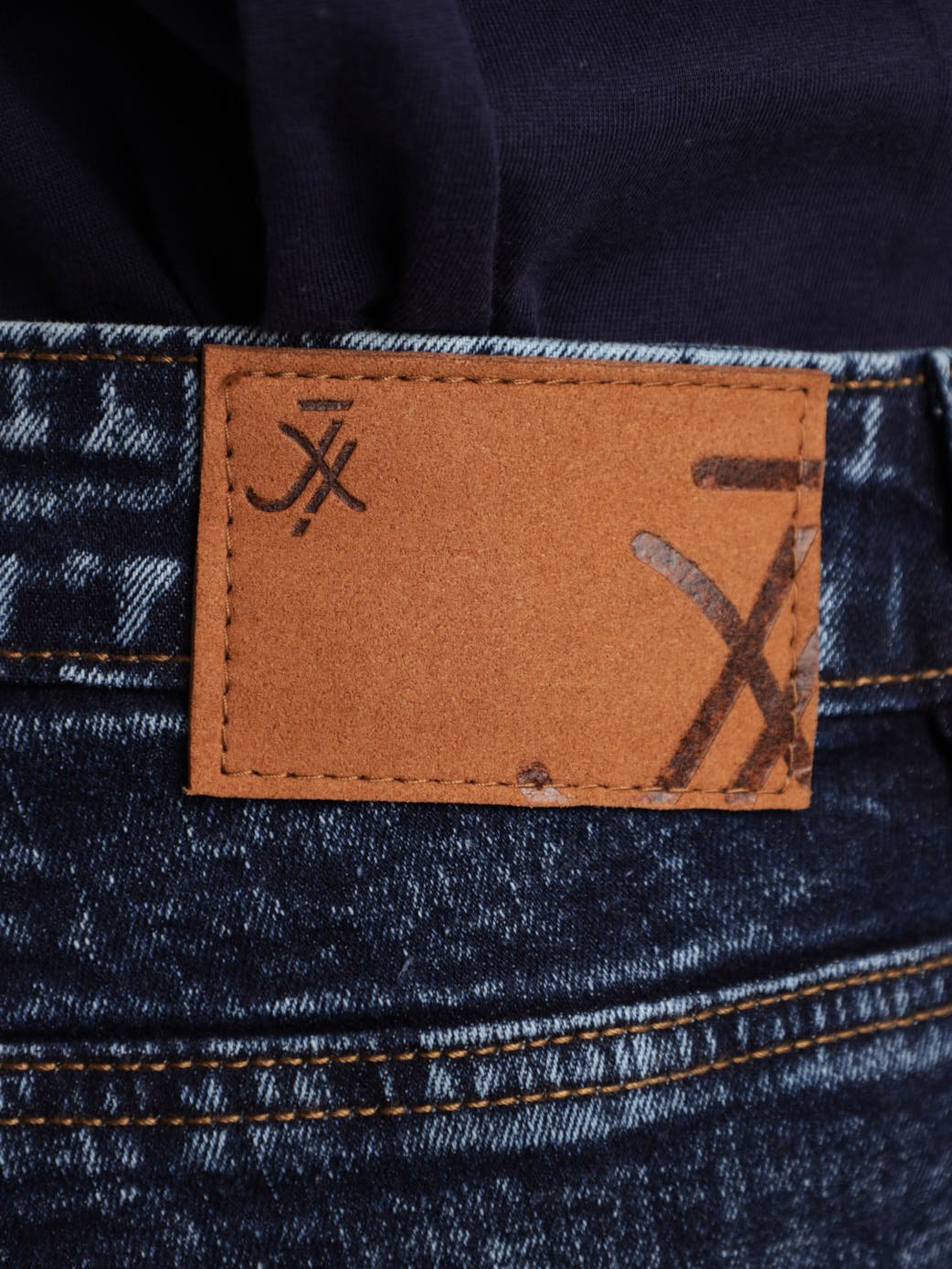 Men's Acid Wash Ink Skinny Denim Jean