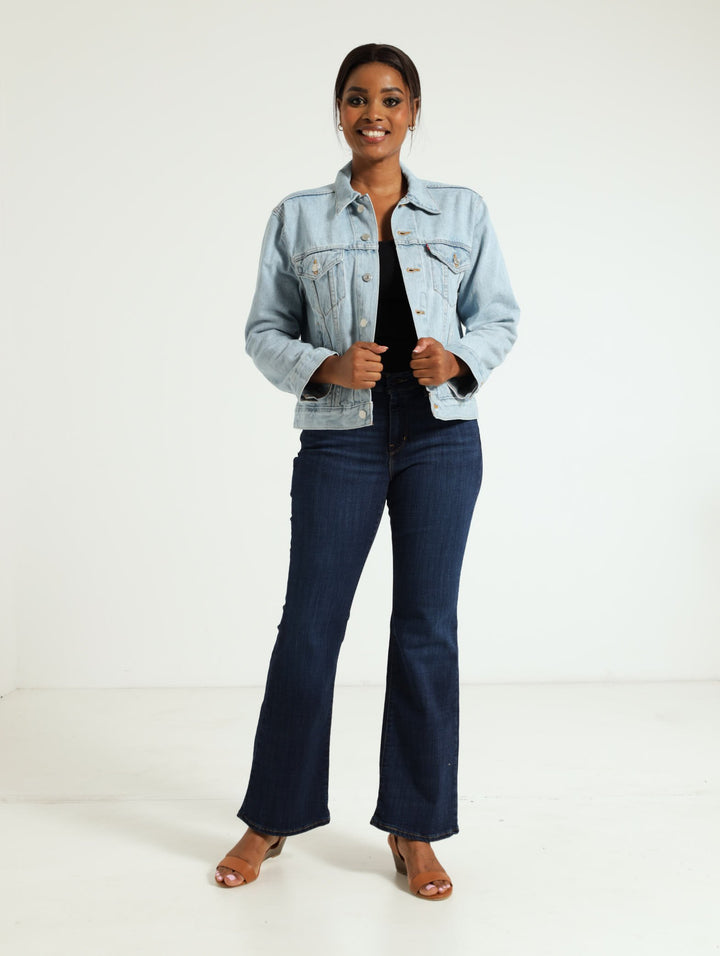 Ex-Boyfriend Trucker Jacket - Stonewash