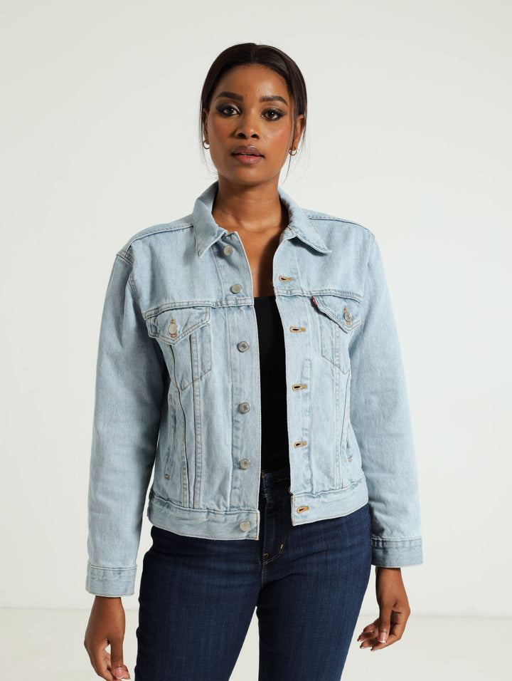 Ex-Boyfriend Trucker Jacket - Stonewash