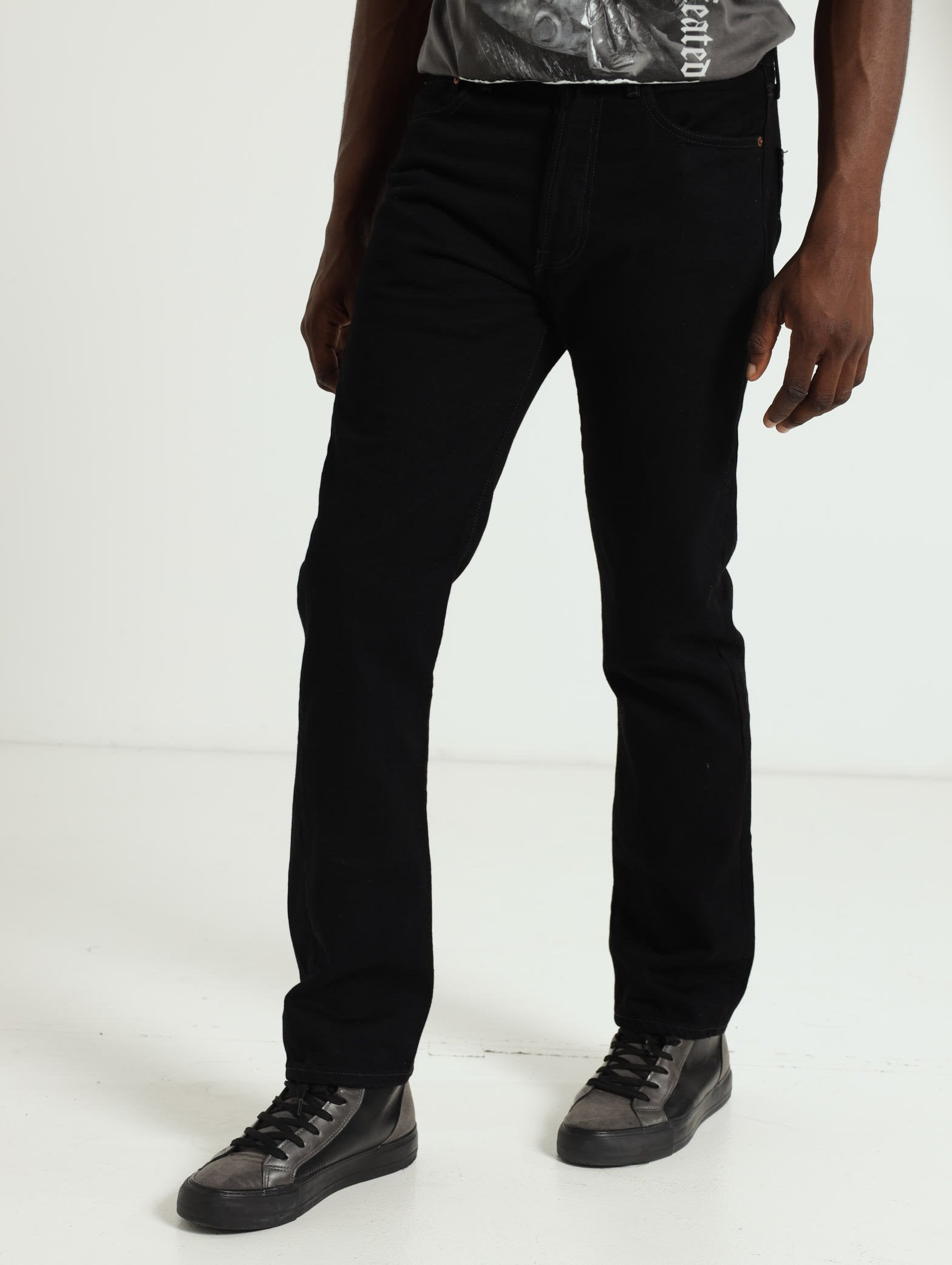 Mens 501® Original Denim Jean - Black – Edgars