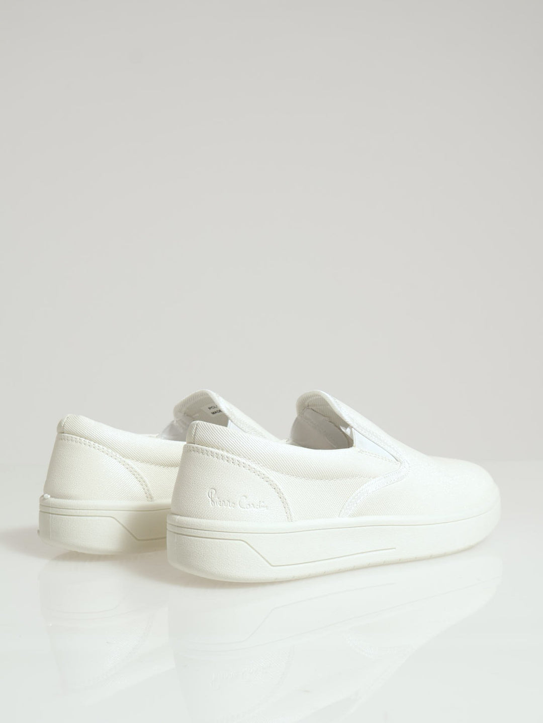 Platform Slip On Sneaker - White