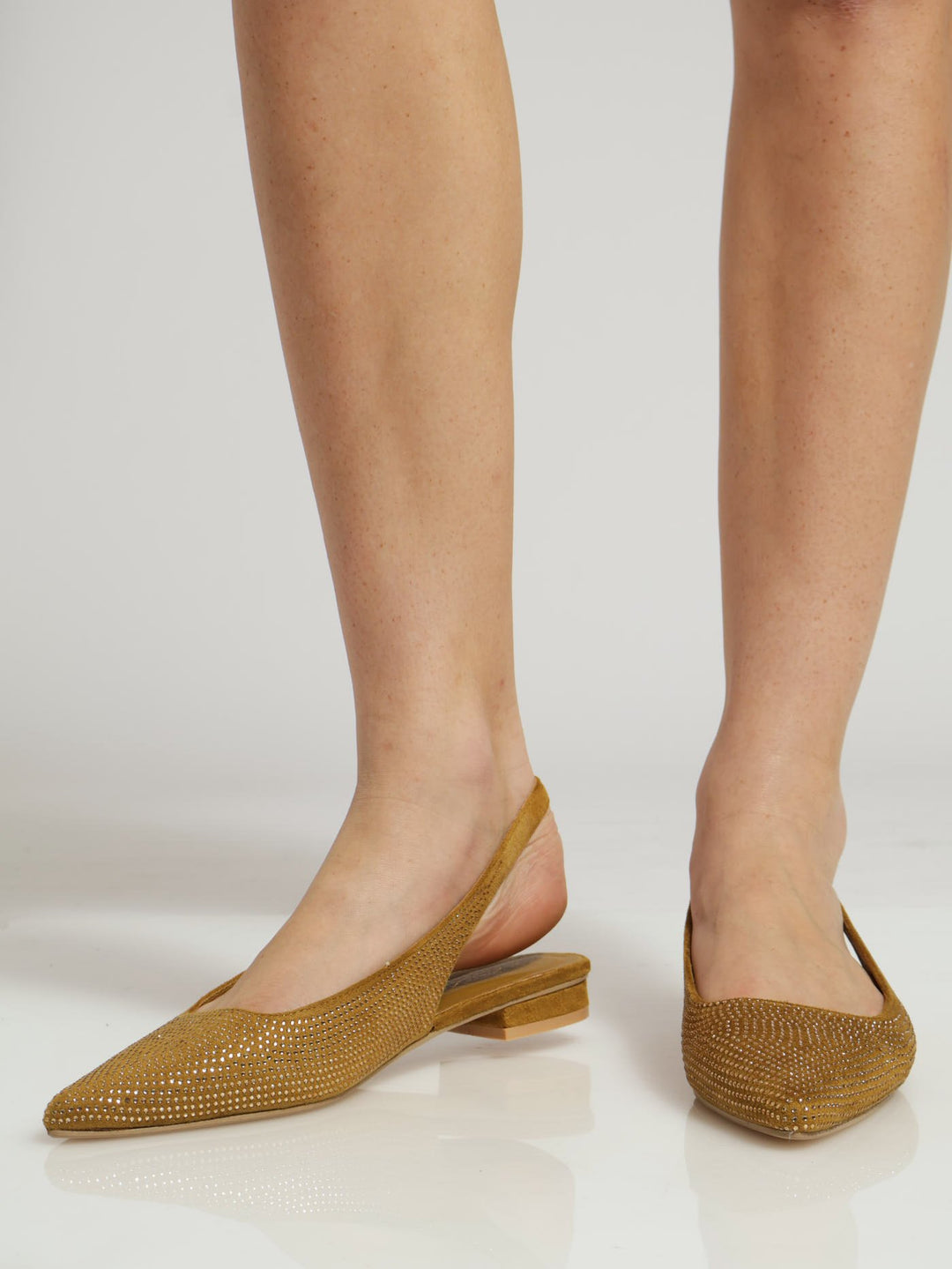 Pointy Slingback Pump - Chartreuse